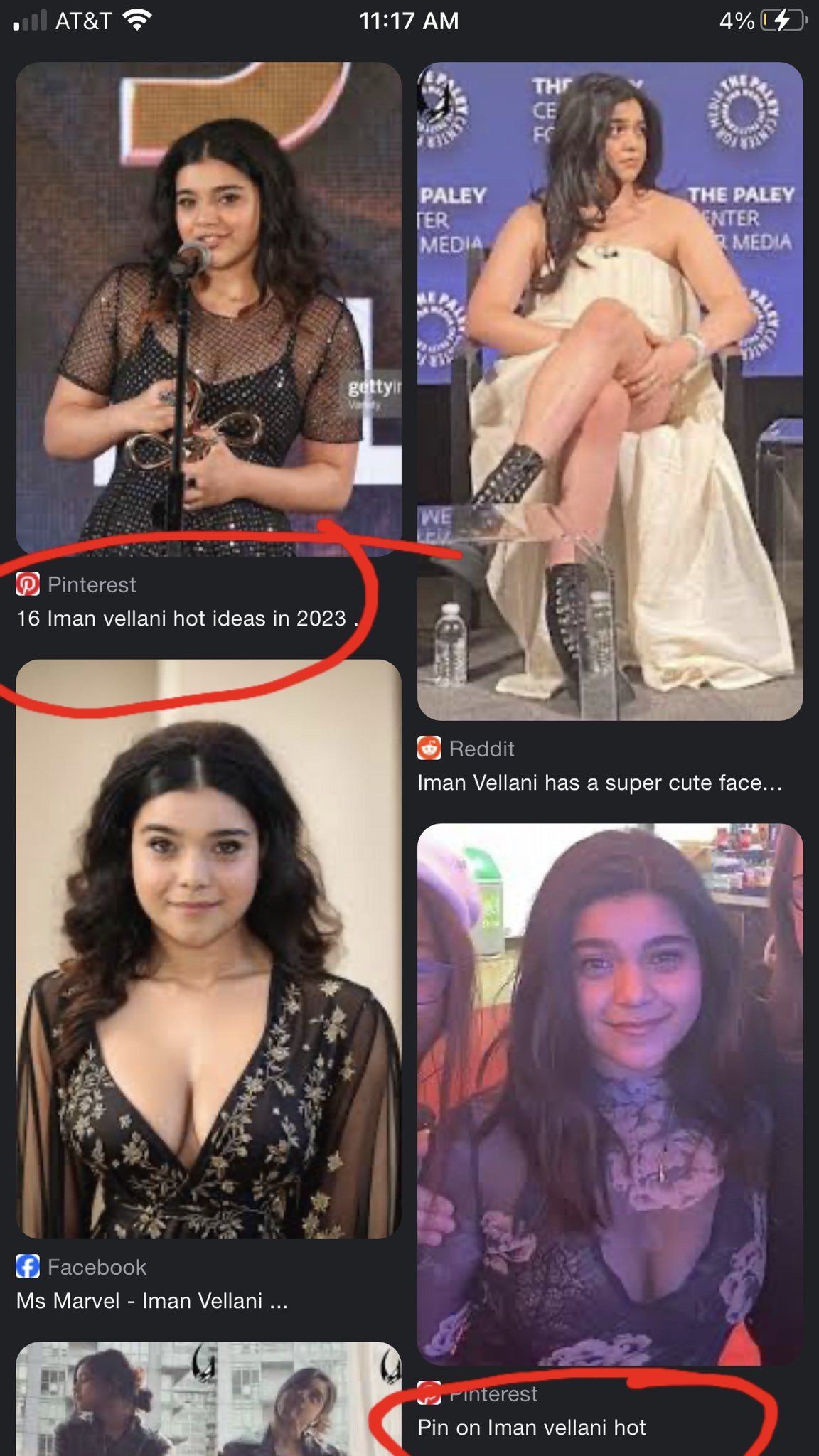 𝕂𝕒𝕓𝕣𝕚𝕖𝕝 ♉ on X: You literally had to google Iman Vellani hot to  find that picture. Pinterest told on your ass. You're a fucking weirdo and  I know you stink real fucking