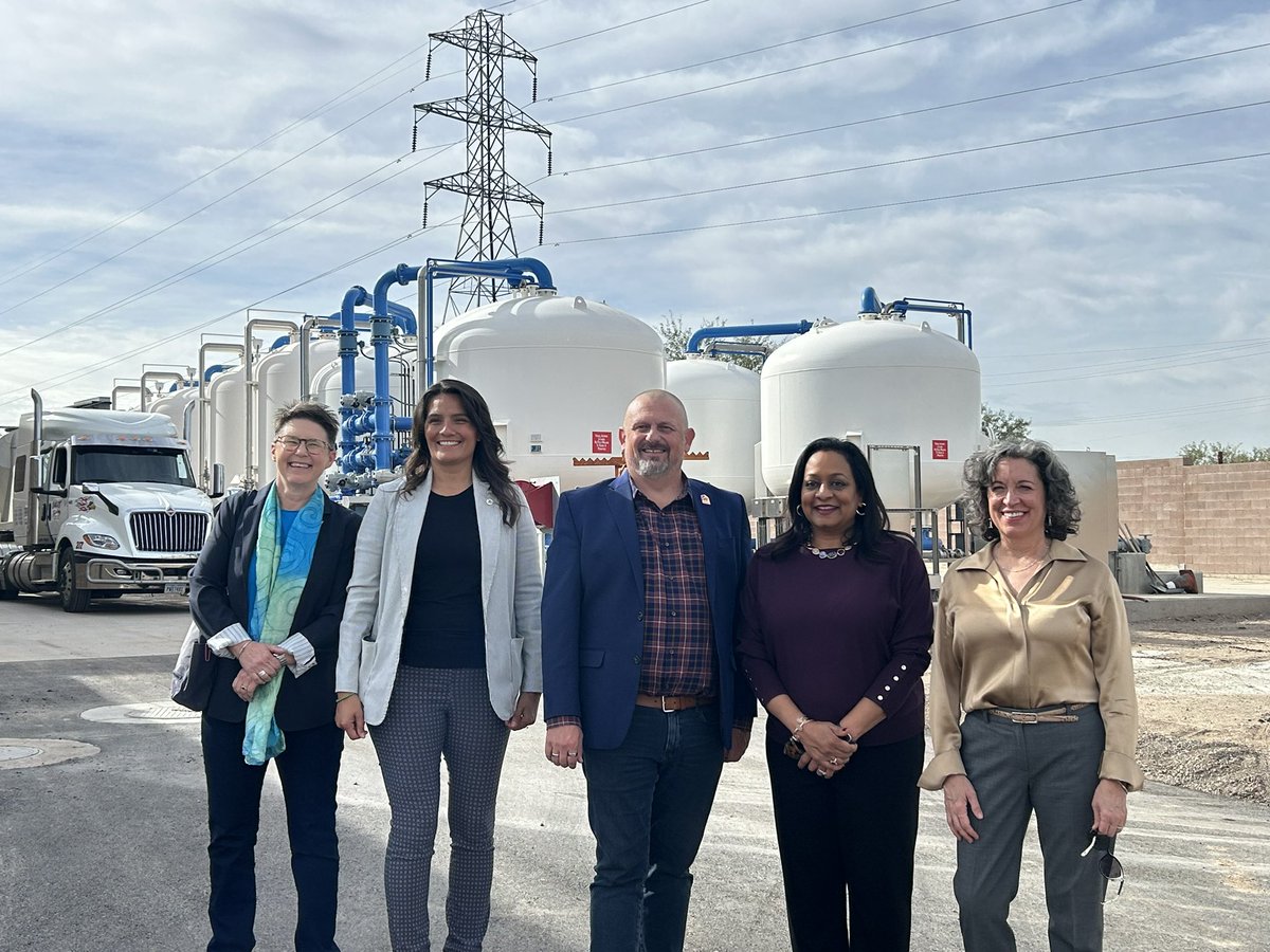 ArizonaWIFA's tweet photo. What a privilege to celebrate with @EPA Assistant Administrator Radhika Fox and our friends at @TucsonWater today! Working with WIFA, Tucson was able to secure $30 million in BIL funding for PFAS remediation in drinking water. Congratulations! We appreciate your partnership. https://t.co/fk3vDWERsM