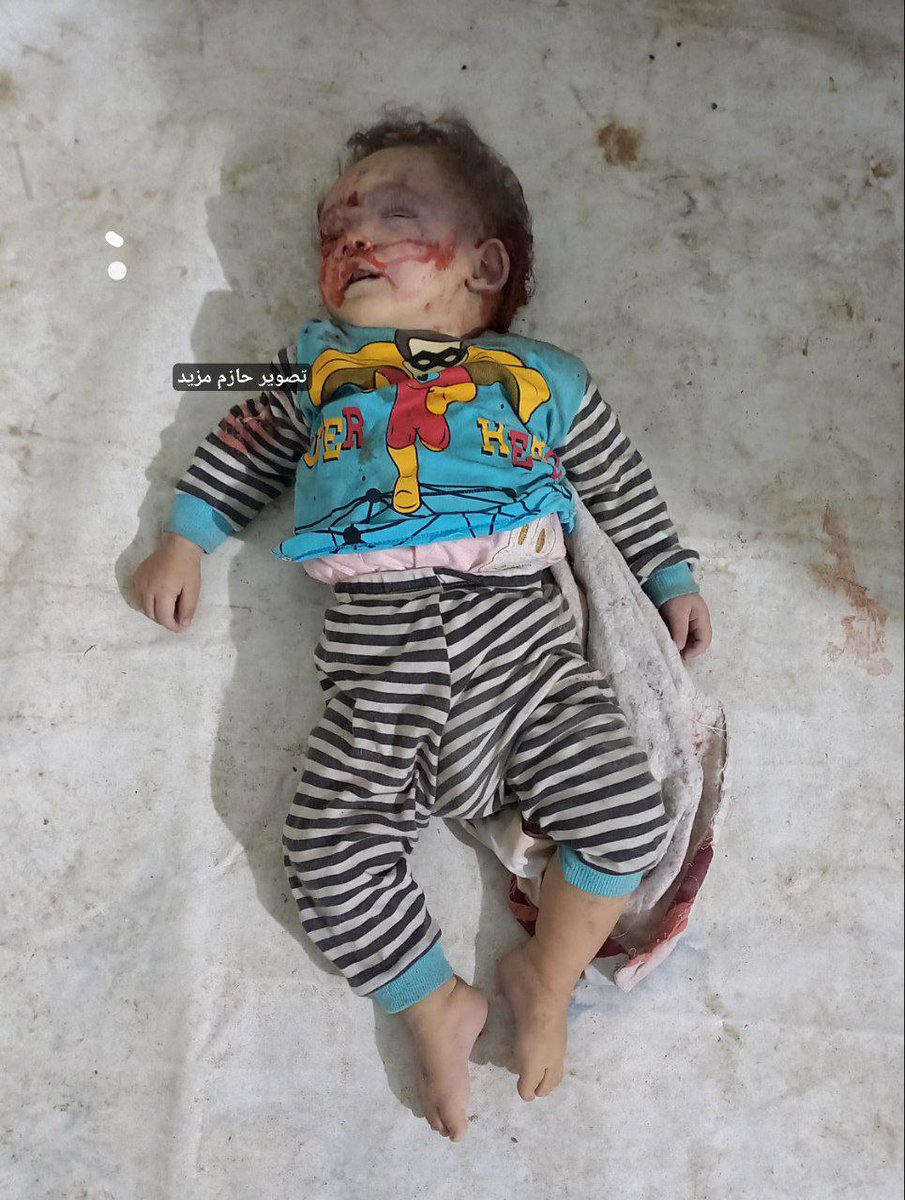 EnglishGaza's tweet photo. The arrival of a child who was martyred after the Israeli occupation aircraft targeted a house in the Nuseirat camp in the central Gaza Strip a short while ago🇵🇸 https://t.co/Jvrr2CHz8K
