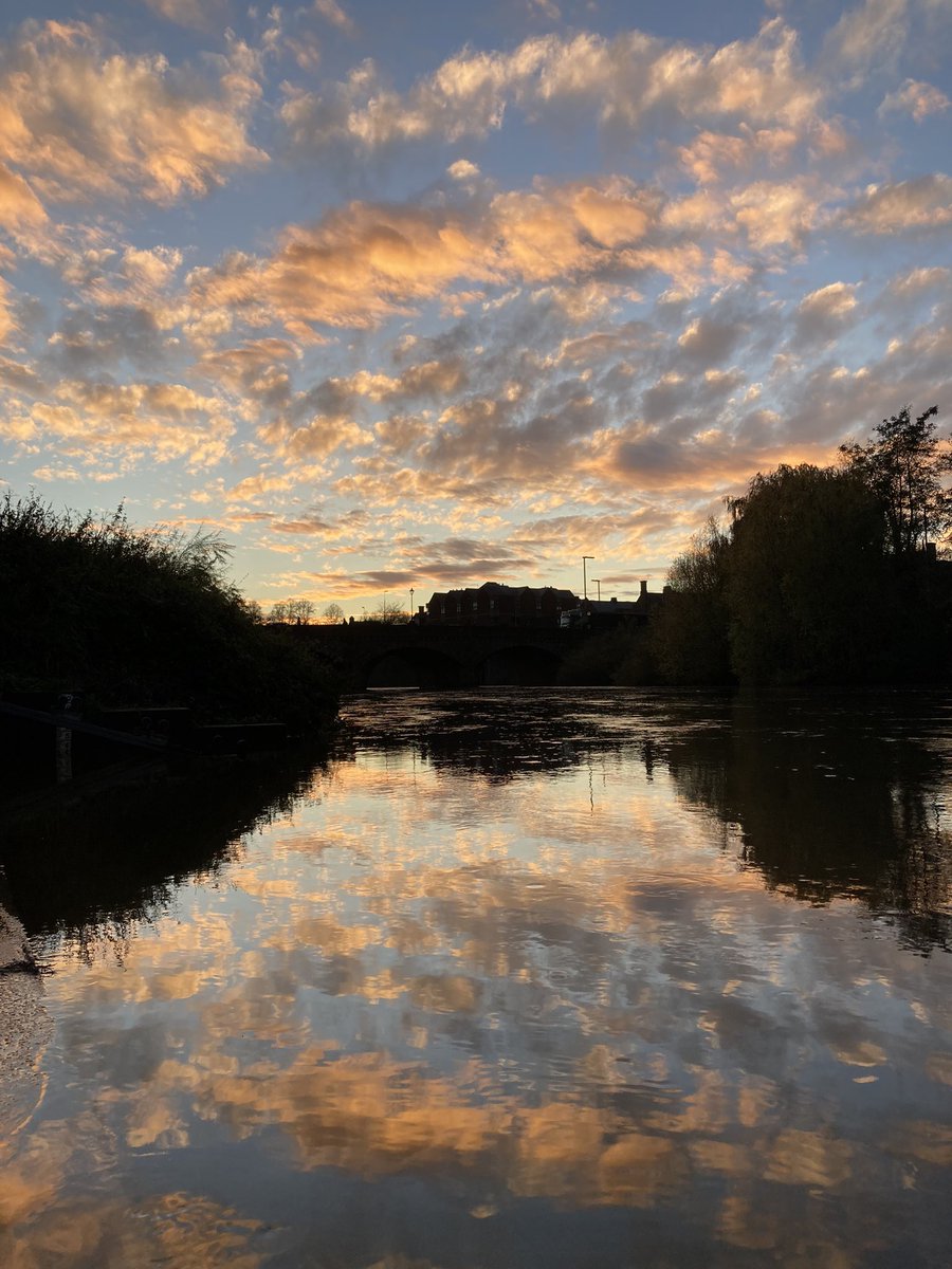 Sunset #monmouth #wye