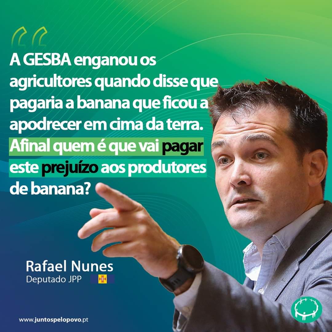 MovimentoJPP's tweet photo. 🟦🟨🟦A GESBA enganou os agricultores! Quem paga a banana?
#EmFrenteSemMedo #juntos #alram #grupoparlamentarJPP #JPP #JuntosPeloPovo #Banana #Madeira #RAM #ProgramaDeGoverno #agricultura https://t.co/k09Q6JX3p7
