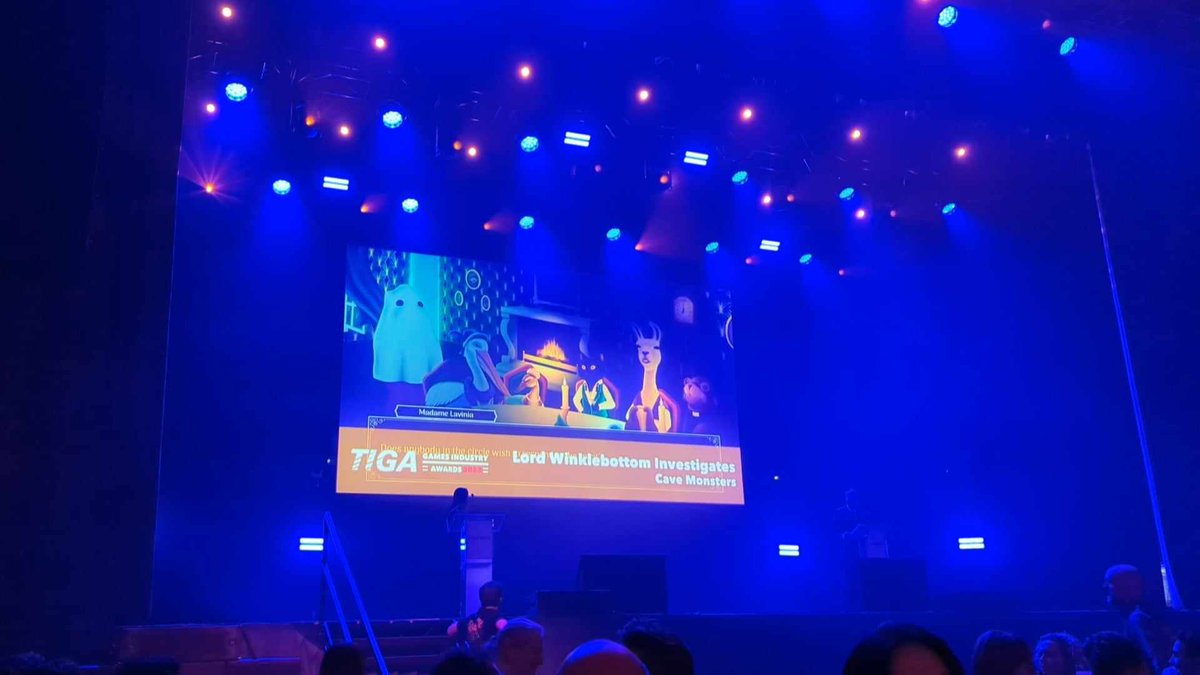 Lord Winklebottom where he belongs on the silver screen.

Didn't win, but amazing to be a finalist!

#TigaAwards