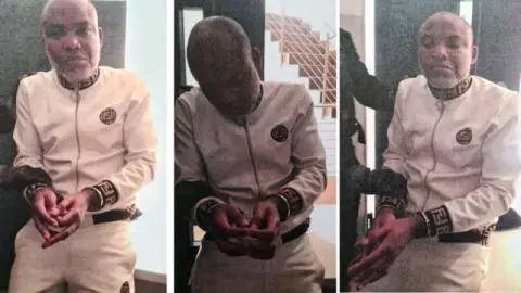 His name is Mazi Nnamdi Kanu, the leader of IPOB

He is currently in solitary confinement despite having been discharged by the court

We demand for his unconditional release because justice delayed is justice denied 

#BiafraReferendum 
#FreeMaziNnamdiKanu.....