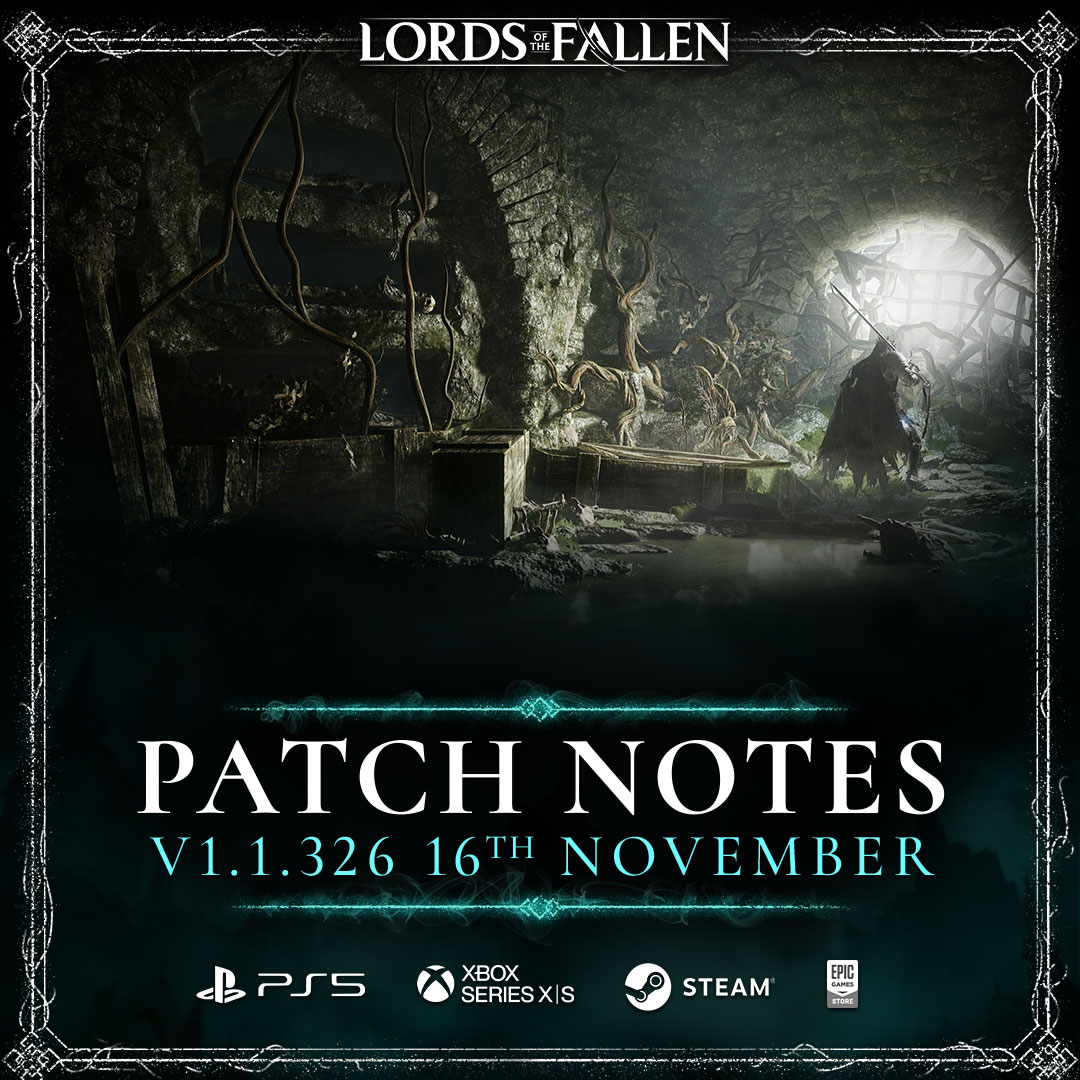 Lords of the Fallen Update v1.1.326 Includes 'Complete Overhaul to