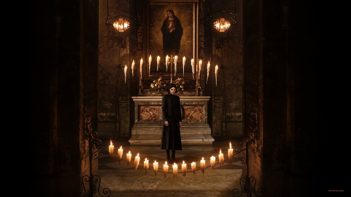 RottenTomatoes's tweet photo. First look at #TheFirstOmen, the prequel to The Omen film franchise, in theaters April 5, 2024. https://t.co/toflY6cNq7