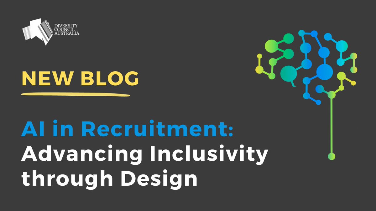 DiversityCouncilAust (@divcouncilaus) on Twitter photo 💡 Have you wondered how #ArtificialIntelligence can impact diversity & inclusion efforts at work? Read latest blog by Dr Manisha Amin CEO <a href="/CfIDAus/">Centre for Inclusive Design</a> & DCA Board Member who shares essential insights for employers to consider when using #AI in #Recruitment 👉ow.ly/F4Kv50Q88kB 💡 Have you wondered how #ArtificialIntelligence can impact diversity & inclusion efforts at work? Read latest blog by Dr Manisha Amin CEO <a href="/CfIDAus/">Centre for Inclusive Design</a> & DCA Board Member who shares essential insights for employers to consider when using #AI in #Recruitment 👉ow.ly/F4Kv50Q88kB