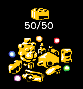 VIIbrid's tweet photo. The #LEGO #FNAF fan game should've been a mid 2000s-style dialogue-less LEGO game where you play through the entire franchise through the animatronic's POV. Turning really horrific imagery into comical shenanigans. https://t.co/juGZv02QFS