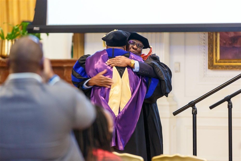 CalUniversity's tweet photo. On October 29, 2023, dreams took flight, friendships bloomed, and new journeys began.
In a sea of caps and gowns, we saw perseverance and ambition shining brightly.
We celebrate your achievements and anticipate your continued success. π #CIU #CalUniversity #CIUCommencement23 https://t.co/pbBc6lIALp