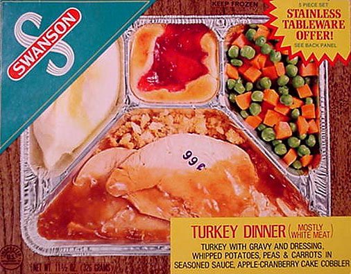 AMAUHMain's tweet photo. Did you know ?! 🦃 
In 1953, Swanson overestimated the demand for Thanksgiving turkeys and ended up with 260 extra tons of frozen meat. To solve this, they created the first TV dinner, capitalizing on the emerging market trend of convenient, pre-packaged tv dinners. https://t.co/UuWp0K5Tl8