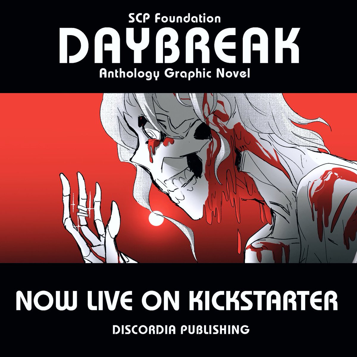 PsyIndustries's tweet photo. SCP Foundation DAYBREAK Anthology Graphic Novel - Limited Run First Edition Hardcover!
https://t.co/lpMNhmRG9D
#SCPdaybreak #SCPfoundation #SCPcomics #SCPart #DiscordiaPublishing https://t.co/fKgCDnNGax