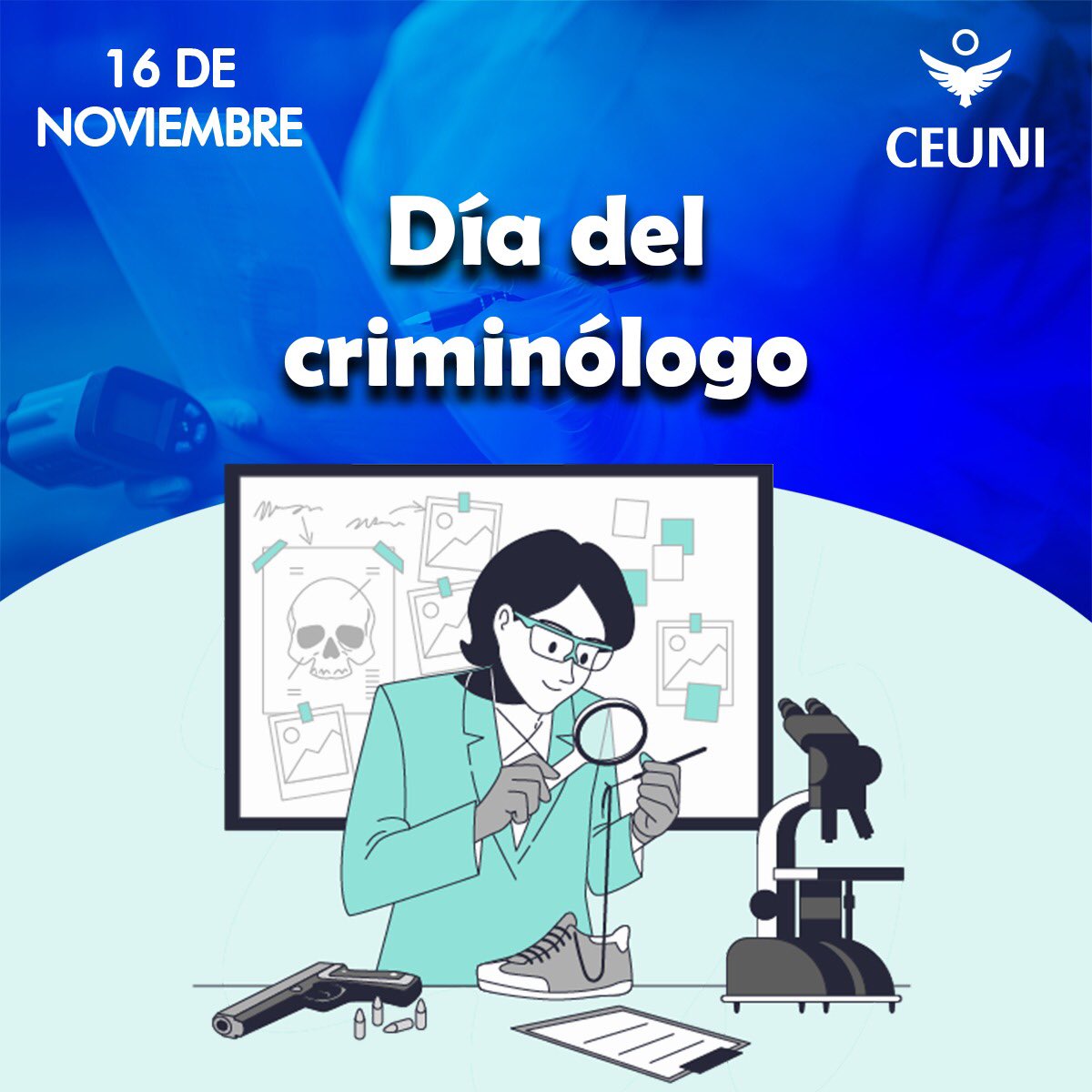 En el #DíadelCriminólogo , aplaudimos a los expertos que desafían los límites del conocimiento para enfrentar el crimen. Su valentía y determinación son inspiradoras. ¡Hoy celebramos su impacto en nuestra sociedad! 🌐🔍