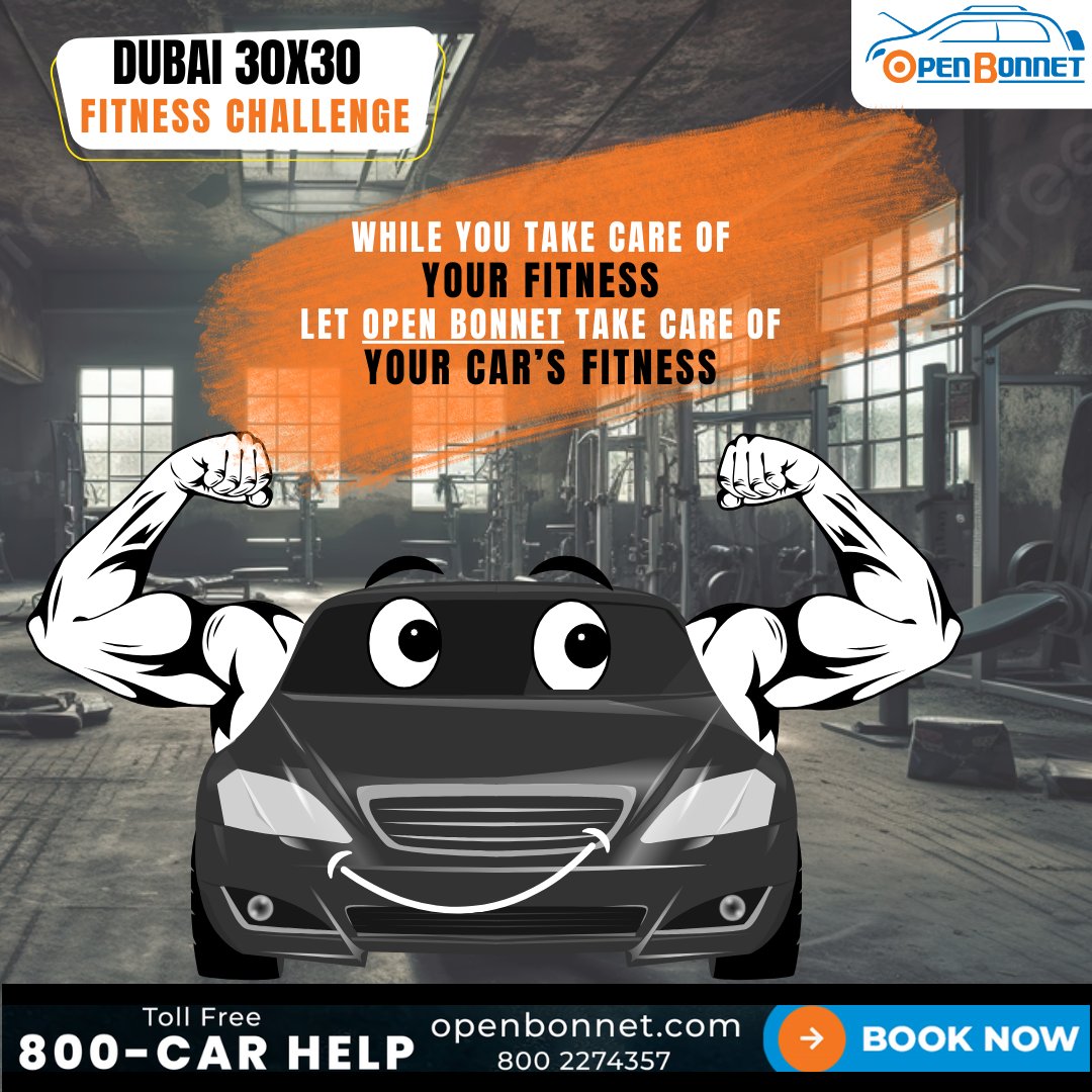 💪🚗Flex those muscles and show your car some love too! Dive into the 30x30 November Challenge with Open Bonnet-because a healthy you and a happy car go hand-in-hand! 🚗💃
#30x30challenge #novemberfitness2023 #uae #carservice #openbonnet #uaeauto #OpenBonnet #Convenience #carcare