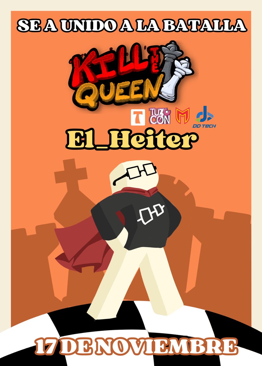 AudrevilCo's tweet photo. ¡Bienvenido a la batalla!

Sentirás su ira a la lejanía @El_heiter_ 

¿Y tu estas listo para la Batalla? #KillTheQueen 👑 https://t.co/K7Pw1h2JZN