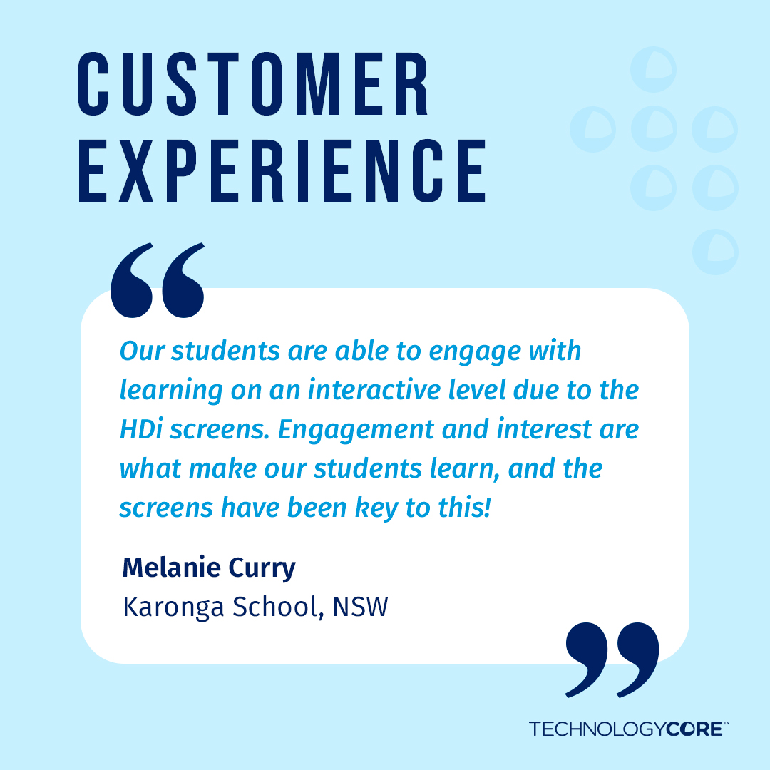 TechCoreAus's tweet image. We take great pride in customer satisfaction, and receiving positive feedback on our service always brings us great joy.

Visit us at technologycore.com.au for more info.

#technologycore #techcore #hdinteractive #greatcustomerexperience #customerexperience @HDinteractive1