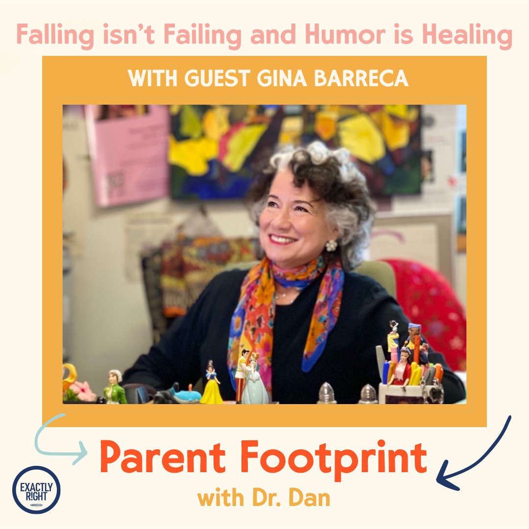 drdanpeters's tweet photo. .@TheGinaBarreca Thanks for a great interview on #ParentFootprintPodcast on @ExactlyRight Listen now on @ApplePodcasts #parenting #humor #fastfallenwomen #fastfunnywomen #fastfiercewomen https://t.co/y2sfIJupfB https://t.co/EZpI0PdjD8