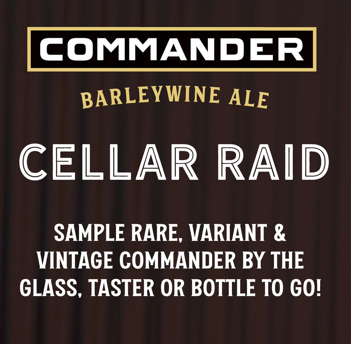 LiftBridge's tweet photo. This Saturday we release our 2023 Commander Barleywine at both taprooms. Commander will be on draft and in 750ml bottles to-go. In addition to 2023 Commander we will also be featuring a rotating lineup of vintage, variant, and rare Commanders on draft and in bottles to-go https://t.co/QDBz1f3IuX