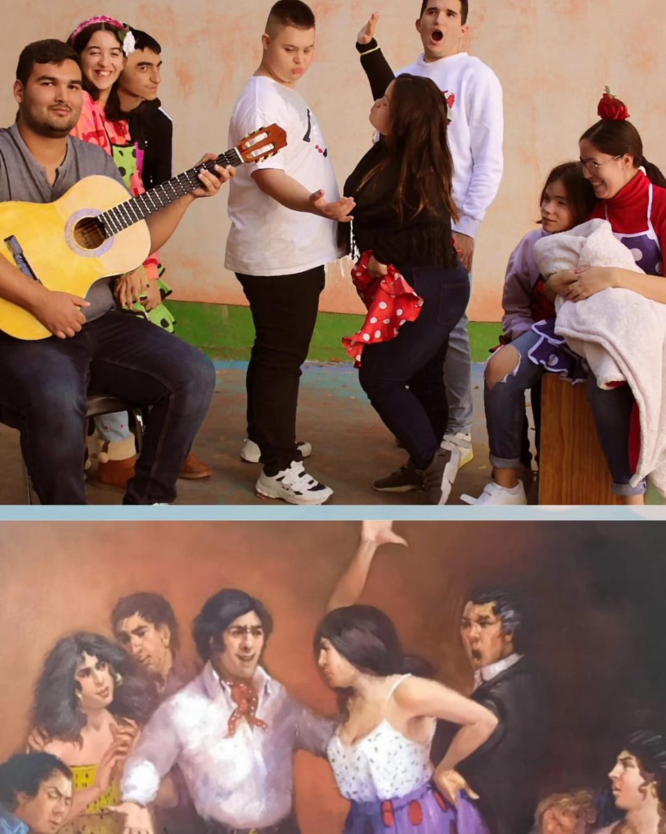 CPEEEJeanPiaget's tweet photo. #16deNoviembre #diainternacionaldelflamenco
Nuestro homenaje representando cuadros del pintor gaditano, @LuisMarquezCarrasco.
Fiesta flamenca en #PFTVAL!!!
🕺💃
#centrosflamenquitos
#centrosespecificos
#ArtePiaget
@MariaJoseBaza
@EquipoTcnico
@Patrimonio_And
@EducaAnd https://t.co/9EUNNscxOR