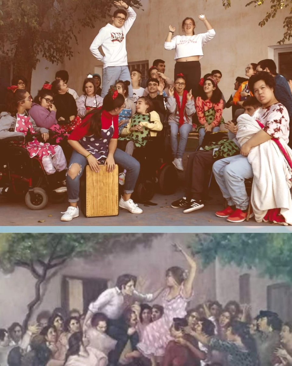 CPEEEJeanPiaget's tweet photo. #16deNoviembre #diainternacionaldelflamenco
Nuestro homenaje representando cuadros del pintor gaditano, @LuisMarquezCarrasco.
Fiesta flamenca en #PFTVAL!!!
🕺💃
#centrosflamenquitos
#centrosespecificos
#ArtePiaget
@MariaJoseBaza
@EquipoTcnico
@Patrimonio_And
@EducaAnd https://t.co/9EUNNscxOR