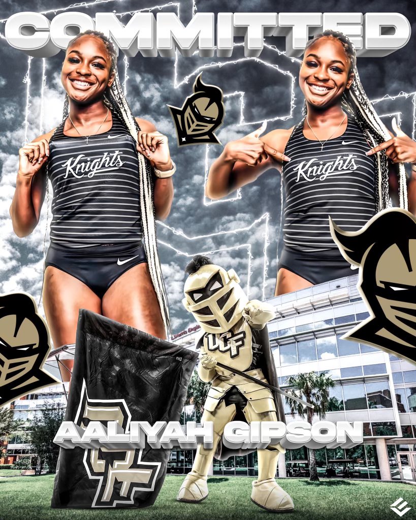 GO KNIGHTS 
I want to thank GOD first and foremost for allowing me to get to this point. I’m thankful everyone who helped me along this journey! I’m so excited to continue my academic and athletic career at UCF!