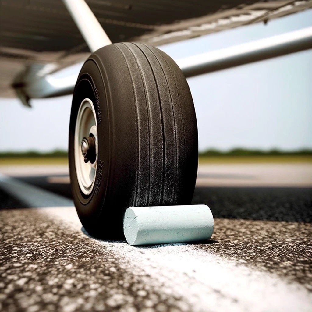 A lesson in aviation: Sometimes a chalk can do what a chock does, but with more flair! ✈️🖍️ #ChalkVsChock

Follow and like for more meme and aviation properties!
apn.aero