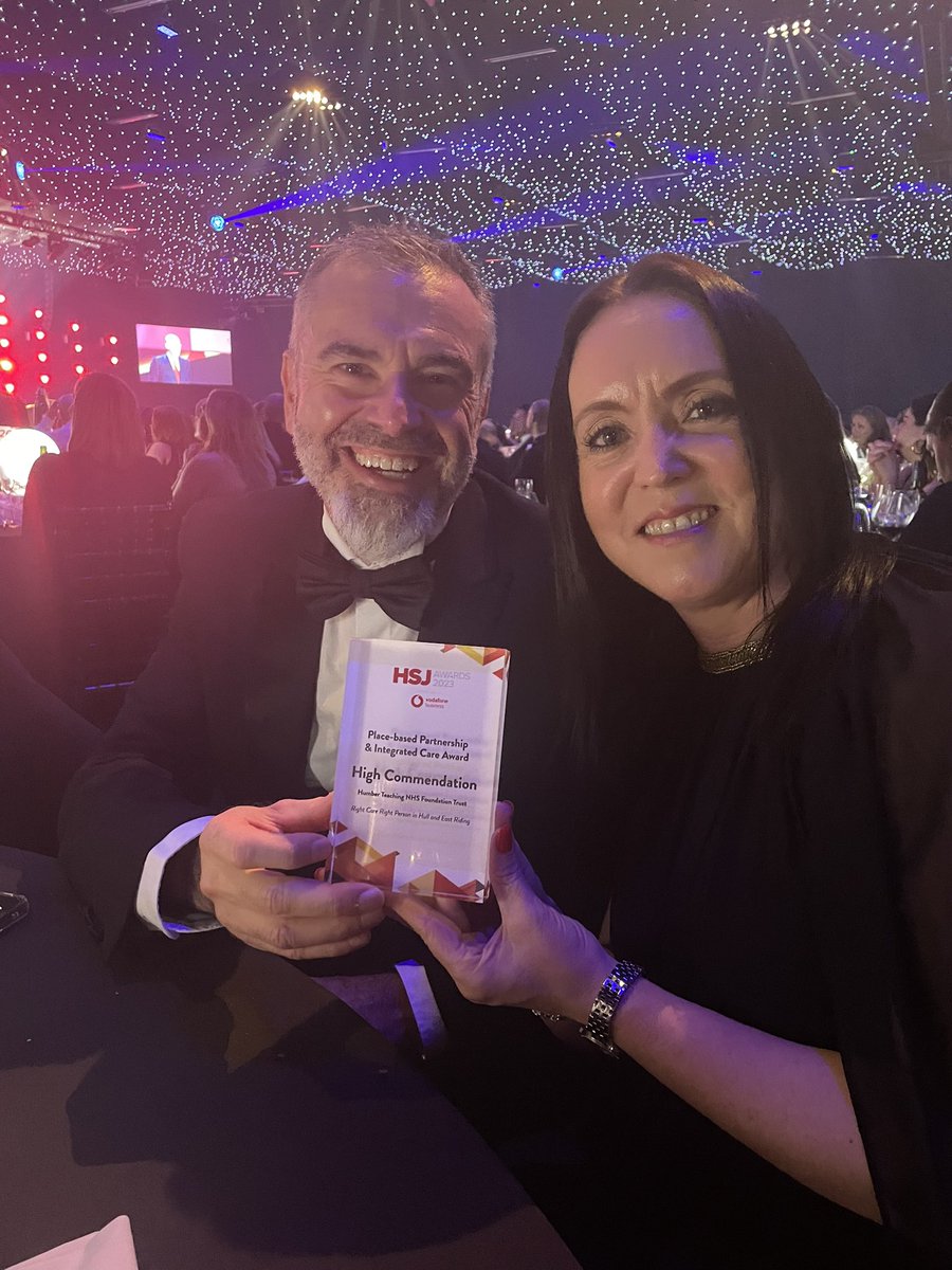 HumberNHSFT's tweet photo. Incredibly proud to say we won the High Commendation award! @HSJ_Awards 🎉 True testament to the partnerships fostered across the Yorkshire and Humber Region. https://t.co/kpOmryFMCD