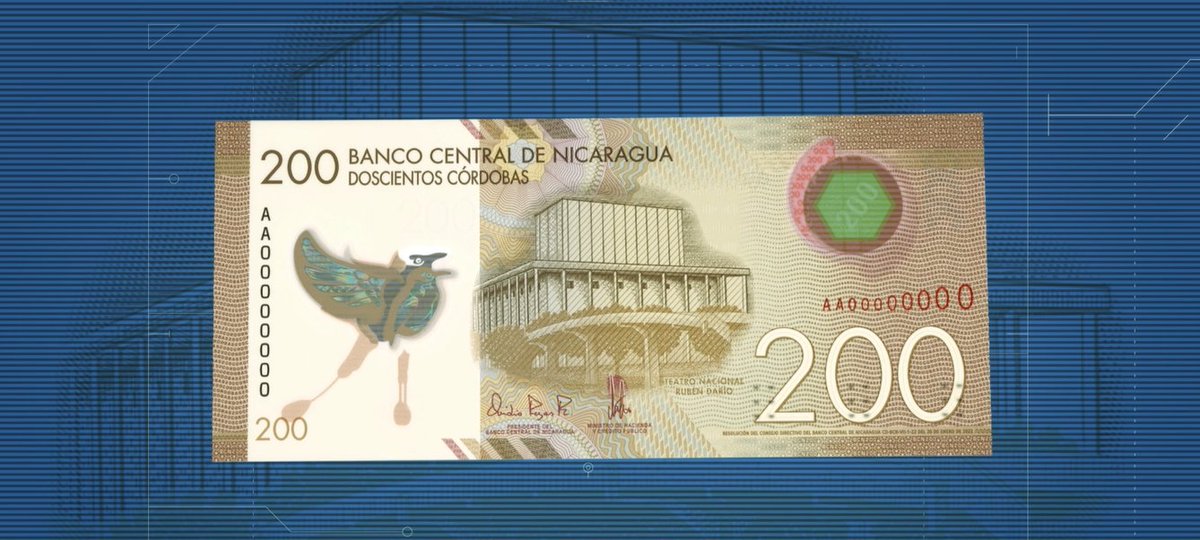 BancoCentralNI's tweet photo. BCN informa sobre emisión mejorada de billetes de 200 córdobas. https://t.co/2PFYC2fViI https://t.co/9W6NR95KTD