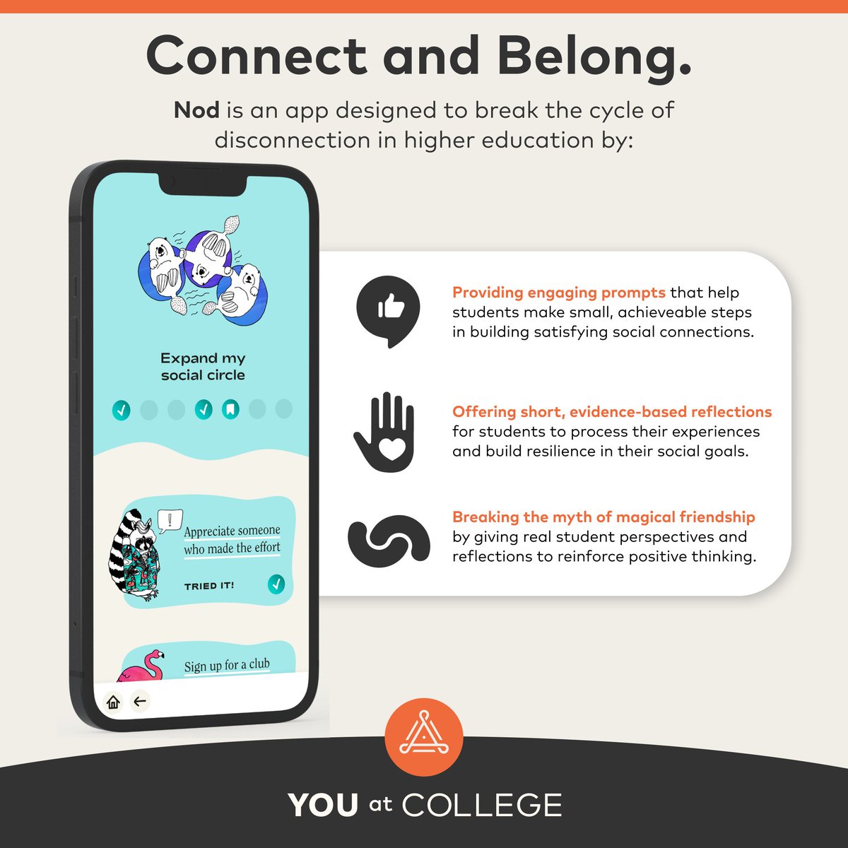 YOU at College tweet media