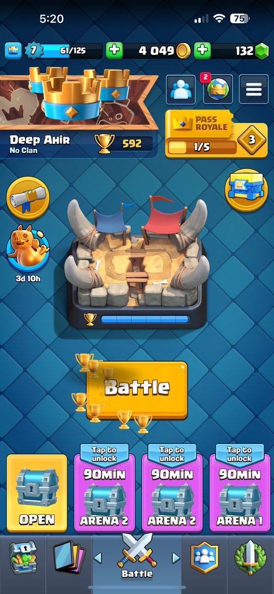 DeepAhir_77's tweet photo. Trying this fantastic game Clash Royal by supercell and loved it its fun playing this wonderful game.
#ClashRoyale #gamedev #gameprogramming https://t.co/dpY4WcLX5w