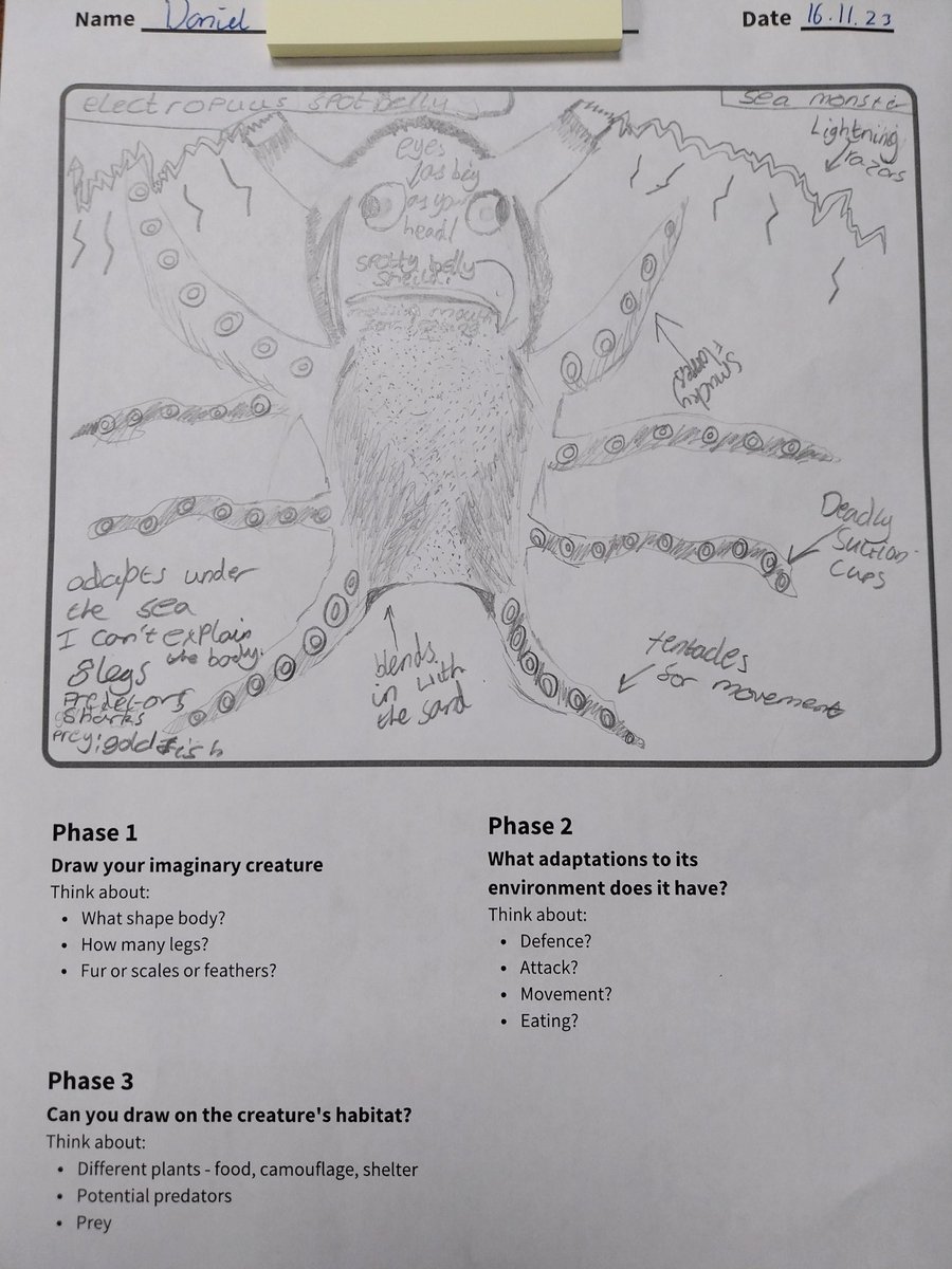 Class6p's tweet photo. @STEMLiveLessons Y6 pupils at Landau Forte Greenacres really enjoyed the fascinating live lesson from the Linnean Society this afternoon. Thank you! Here are some of our creations. https://t.co/BZA30UNz62