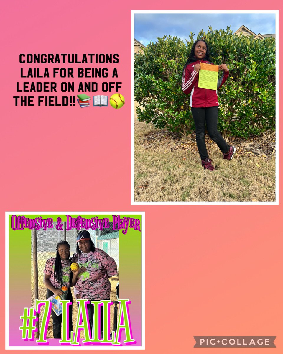 Dequandra Muhammad (@dmuhammad_lge) on Twitter photo Shout out to “MY” MVP✨!! She will represent <a href="/ugmswolverines/">Union Grove Middle</a> on the Reading Bowl Team 📚while also making offensive & defensive plays on the 🥎 field!!! Keep your head up & focused!! You’re amazing!!💪🏾 🫶🥰
#winningforkids #softball #HelenRuffinReadingBowl Shout out to “MY” MVP✨!! She will represent <a href="/ugmswolverines/">Union Grove Middle</a> on the Reading Bowl Team 📚while also making offensive & defensive plays on the 🥎 field!!! Keep your head up & focused!! You’re amazing!!💪🏾 🫶🥰
#winningforkids #softball #HelenRuffinReadingBowl