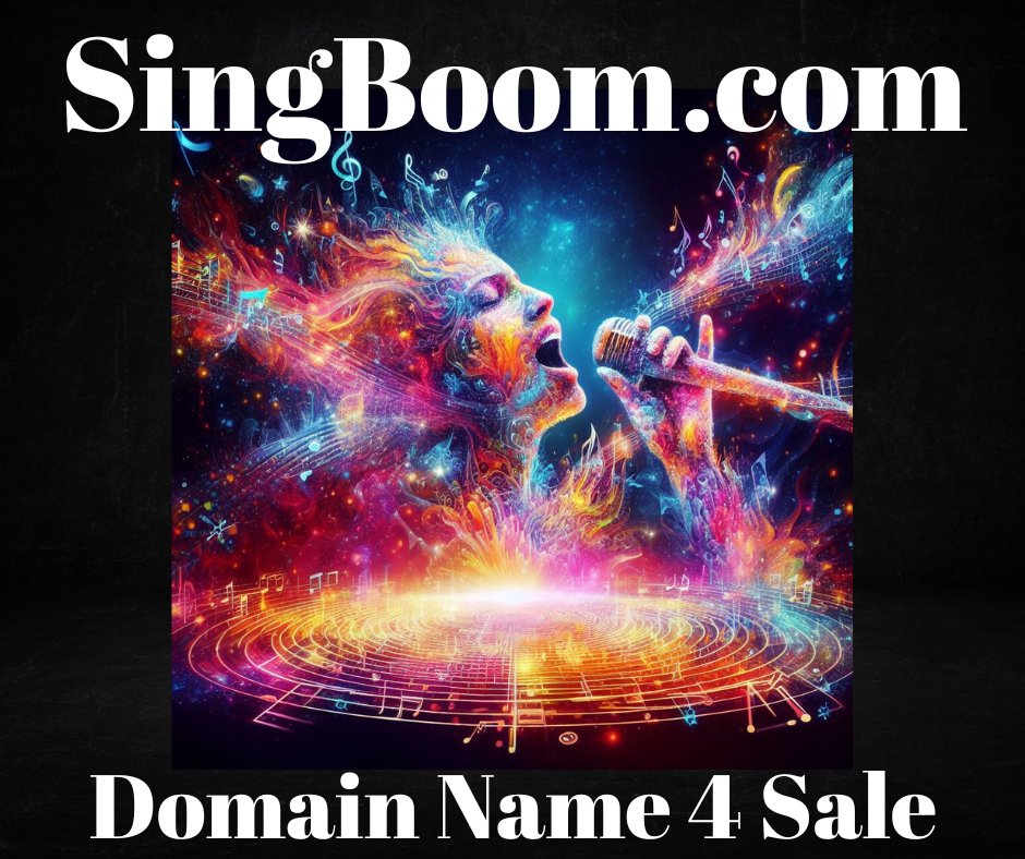 🎤 Get ready to rock with Singboom.com! Domain Name for Sale at Dan{dot}com. #Domainers #Domains #DomainNames #Domain #DomainName #DomainNameForSale #DomainForSale #MusicDomain #Songwriter #DigitalBranding #OnlineMusic #SingerLife #musicindustry