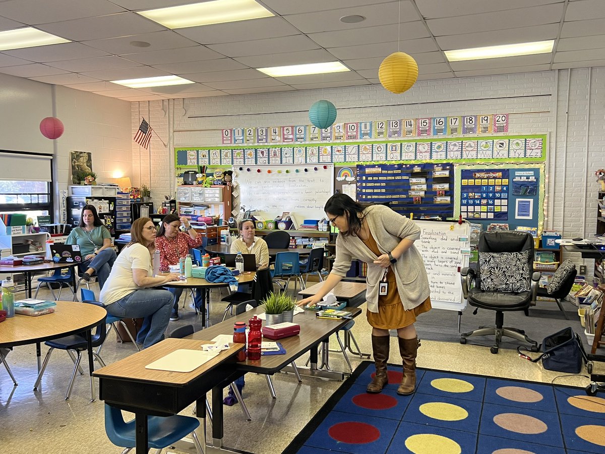 PrincipalBurns's tweet photo. What if I fall? Oh, but my darling, what if UFLI?…Today PLCs learned from the best! Thank you @TaraSch76 for helping @chenowethes in our journey of #growingtogether 💙🐴🪴 https://t.co/uP3IX7BGMj