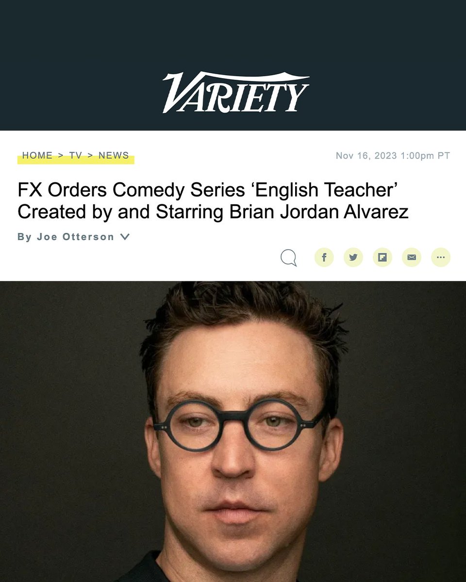 ‘English Teacher,’ a new comedy series created and starring Brian Jordan Alvarez, is coming to FX.