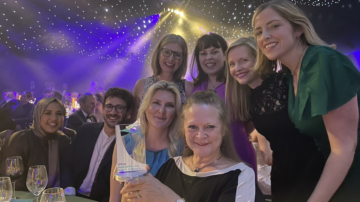 KeepBritainTidy's tweet photo. We are thrilled to have been awarded the @NRAwards award for Campaign of the Year (Over £10k) for our #BuyNothingNewMonth campaign, together with our friends at @BarleyComms. #NRAwards https://t.co/YuxF1uMFgH