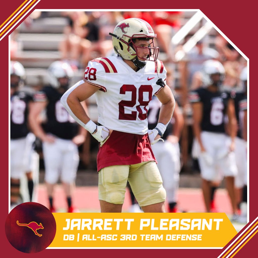 Congratulations to senior defensive captains, Colton Gerken (2nd Team All-ASC) and Jarrett Pleasant (3rd Team All-ASC) on their ASC accolades!

#FPE #RSP