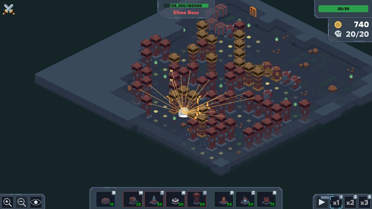 Hold the Door is still one SALE for a few more days! Only $4.49! 
This action packed tower defense game will have you building mazes fend off hordes of monster!  Grab a copy on Steam today!
store.steampowered.com/app/2266260/Ho…
#towerdefense #pixelart #indiegames #IndieGameDev #strategygames