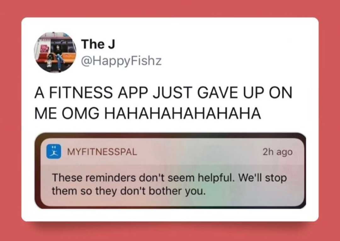 🤣 Tried a new workout app today. The only thing I mastered was the art of pressing 'Skip Exercise.' 💻🏃‍♂️

Have a great weekend folks ✌️

#FridayFunnies #Fitness #FitnessApps #Tech #NailedIt #FitLife #ExerciseAndChill #Digital #TechMemes #Funny #WeekendVibes #LOL #Humour #TGIF