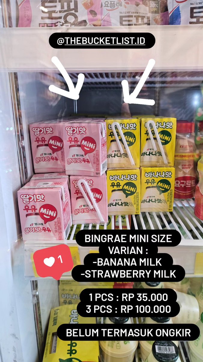 impulsivefg's tweet photo. ✨OPEN HAND CARRY ORDER JASTIP KOREA✨
Binggrae
Banana Milk
Strawberry Milk
Rp 35.000 / pcs
Rp 100.000 / 3 pcs
Belum termasuk ongkir
Close order : 20 Nov 2023
Kirim : 21/22 November 2023 dari Bandung

Live shopping IG : @thebucketlist.id
ORDER? WA +62 813-2290-5690
Link di Bio https://t.co/ZW6bcvbTtI