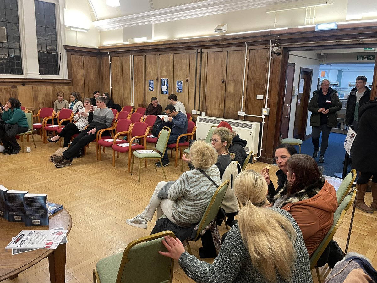 Midlands_editor's tweet photo. Back from a brilliant night at @dudleylibraries talking about my debut #horror novel #13Doors - and sharing some of the real stories that inspired it. My thanks to everyone who came along! @BookGuild https://t.co/jRjb1hu7rL