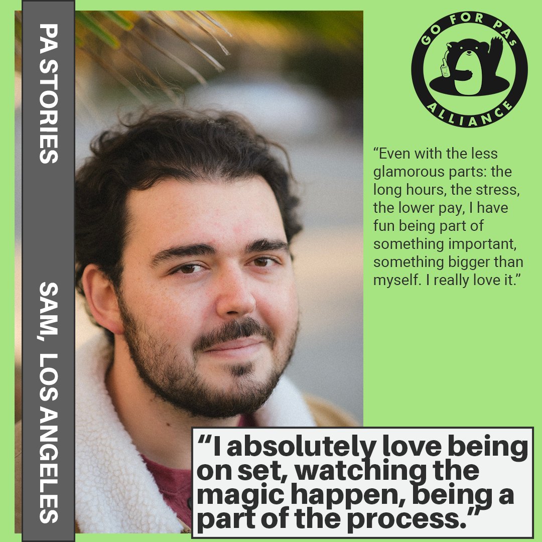 Go_For_PAs's tweet photo. Meet the PAs!

We couldn't agree more about the thrill of being a part of the collaborative process.

Read Sam's full PA story and others on our website.

https://t.co/OTim0XjqQg

#spreadkindess #weallstartsomewhere #wereallinthistogether #productionassistants https://t.co/rf8M8qLRsg
