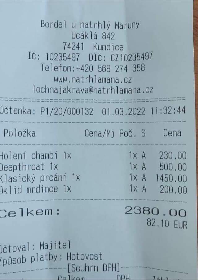 seksperti's tweet photo. Taky si schováváte účtenky? https://t.co/bDzPuBFHjQ