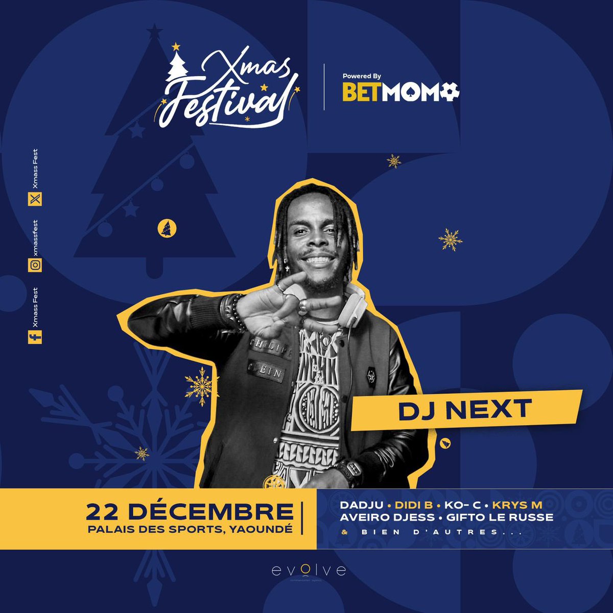 deejaynext6's tweet photo. #xmasfestival Yaoundé et Douala … are you ready ?☺️ https://t.co/sR5jwbP8AN