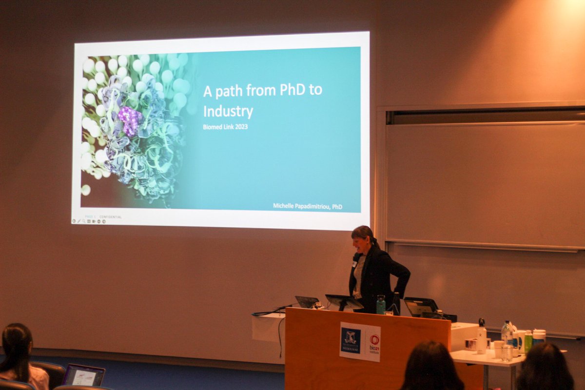 We opened BML23 with our first keynote speaker Dr Michelle Papadimitriou. Don’t mis out on hearing about her Journey from PhD to Industry/Biotech. What an inspiring presentation!#biomedlink23