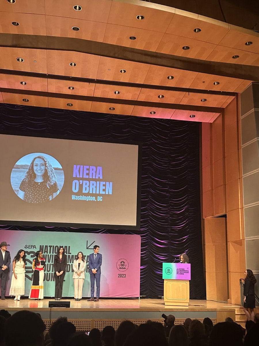 ThisIsPlanetEd's tweet photo. ✨K12 Climate Action Commissioner @kieraeobrien, receiving the recognition and honor of becoming one of the members of the National Environmental Youth Advisory Council! #NEYAC https://t.co/NcooWdM4rH