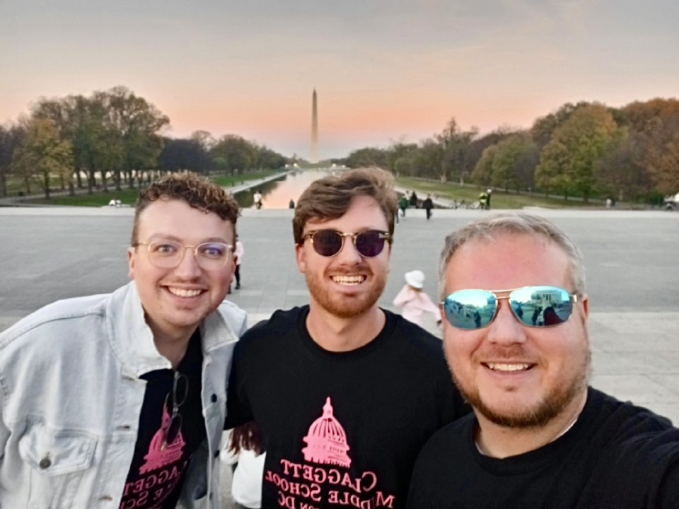 Visiting the Lincoln Memorial and getting to hang out with some of the other bus chaperones! #bus1 #teamapollo <a href="/ClaggettMCS/">Claggett MCS</a> <a href="/MrCondit/">Brian Condit</a>