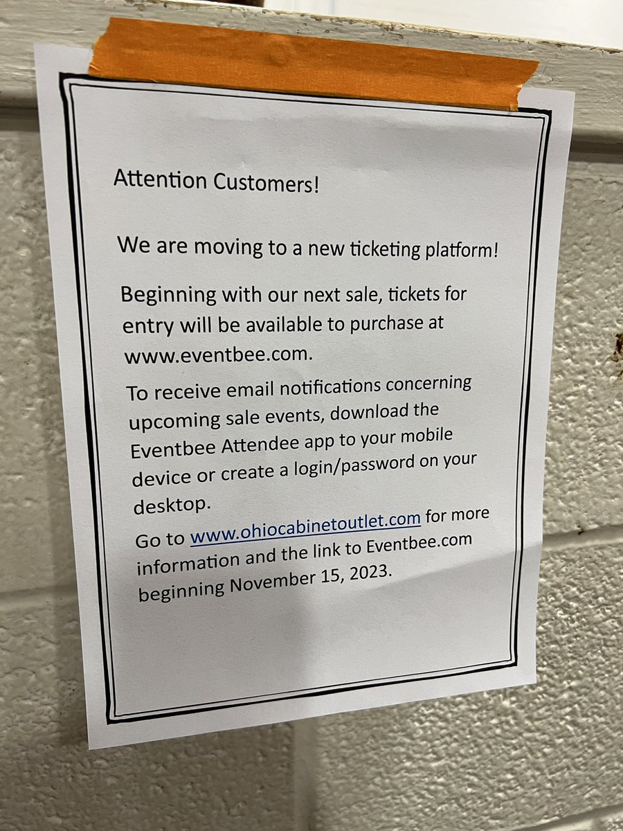 CabinetShopper's tweet photo. Reminder that the next sale is set for Dec 9th. Tickets go on sale 11/26 @ 3pm. Tickets can be found https://t.co/lSFg1ucX80 https://t.co/PUu9rOHDgr