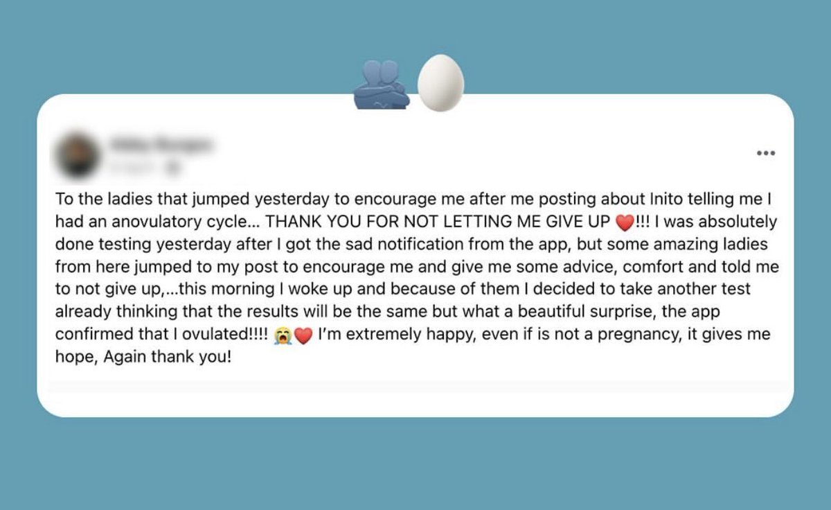 initofertility's tweet photo. Trusted by 50K+ couples 💙
Rated 4.5 on Amazon ⭐️
10K+ pregnancies marked 🤰🏻
Here are a few reasons why Inito is the most-loved fertility tracker on the internet👇🏼🥰

#fertility #Wellbeing #healthcare #WomensHealth #initofertility https://t.co/3EU9rmxH0A