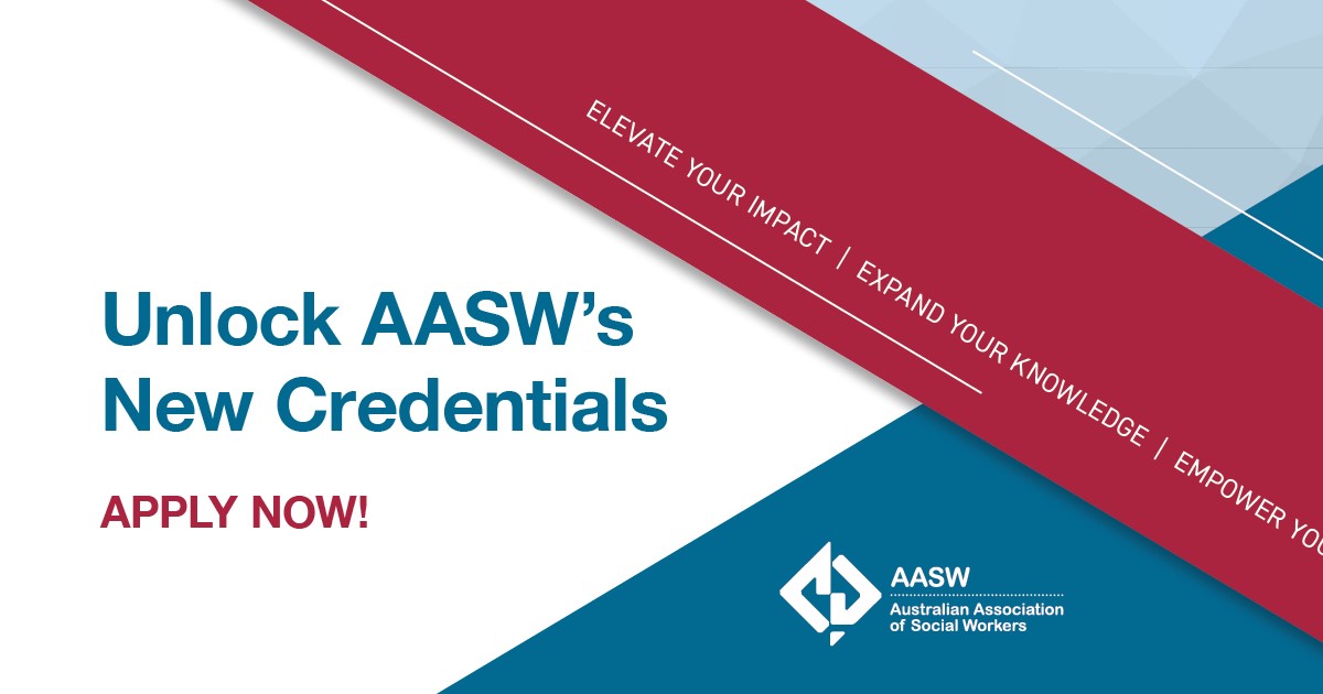 Elevate your expertise with AASW's new credential programs!

🎯Older Persons
🎯Schools
🎯Supervisors

Check out our bundled package, available for a limited time. Apply today! bit.ly/3MOHHw6