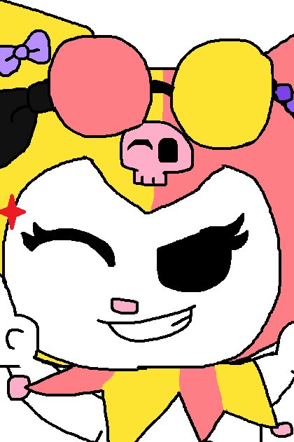 RabbitAndroid's tweet photo. of course she can take them off and her eyes are as same as Kuromi, black with eyelashes she rather wear her glasses, of course she have a identity to keep as a deal maker.

she usually gets upset if those glasses get stolen or taken without permission. https://t.co/1thwB78Oel