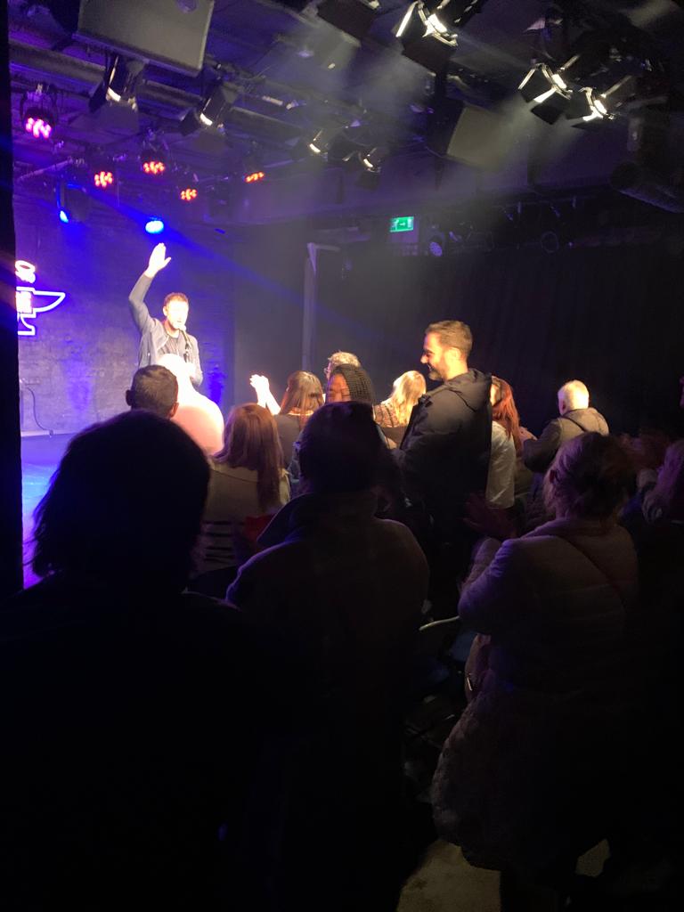 Thanks very much everyone who came to my tour show at @forgecomedyclub 

That is a standing ovation (from one group), but I'll take it 

To find out about when I'm back on tour join mailing list at my website andrewbirdcomedian.com 

#brightonnightlife
#brighton
#Comedy